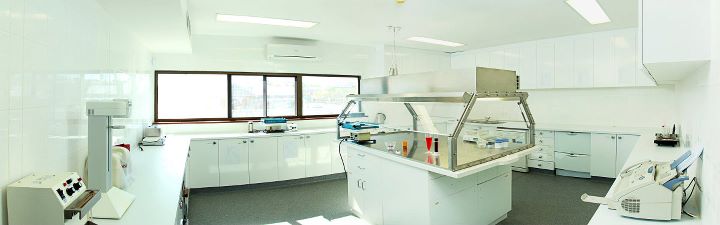 This is our designated laboratory where we prepare all of our medication.